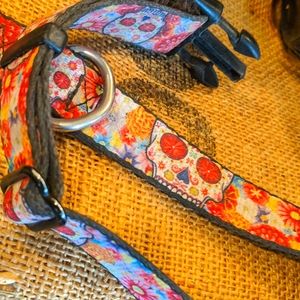 Day of Dead Dog collar